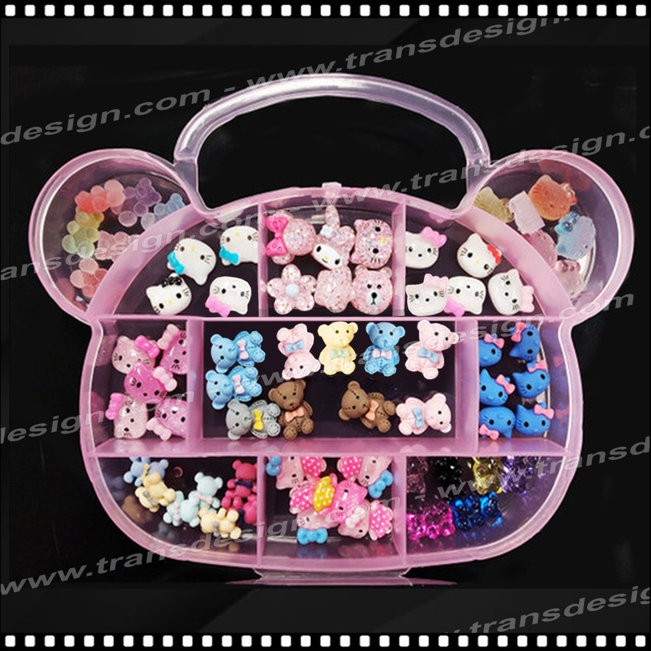 NAIL CHARM RESIN Hello Kitty & Friends Charm Box #2 - TDI, Inc